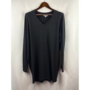 Women’s CAbi Large Black Long Sleeve Sweater Dress